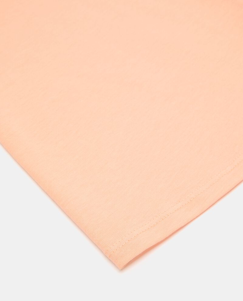 T-shirt di puro cotone in costina neonata single tile 1 