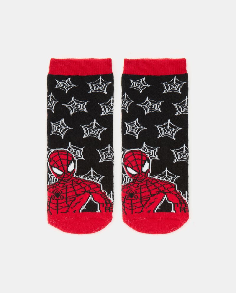Calze antiscivolo stampa Spiderman in misto cotone bambino cover
