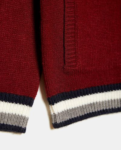 Felpa in misto lana con cappuccio bambino detail 1
