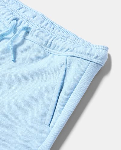 Shorts in felpina di cotone neonato detail 1