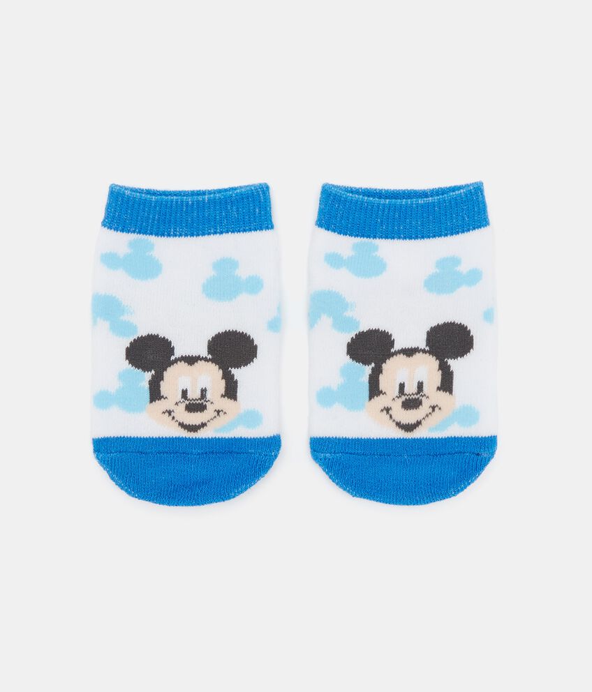 Calze antiscivolo con stampa Mickey in misto cotone neonato double 1 