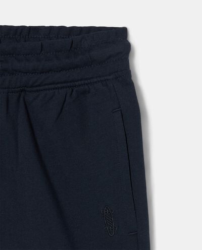 Shorts in felpa leggera di puro cotone ragazzo detail 1