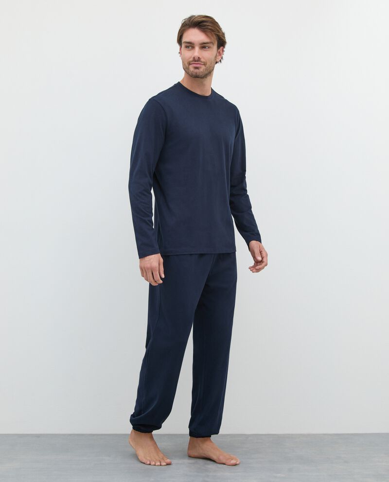 Pantalone pigiama in puro cotonedouble bordered 0 cotone