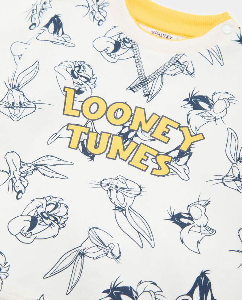 Set jogging Looney Tunes in misto cotone neonato single tile 1 