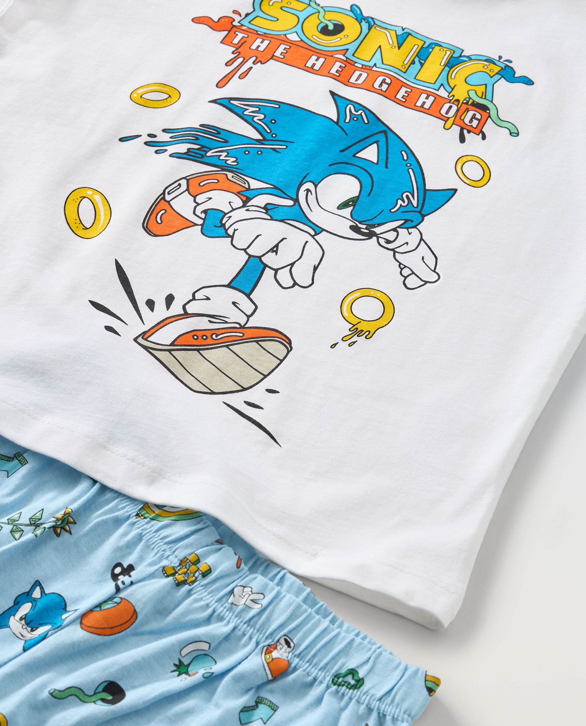 Set pigiama corto Sonic bambino