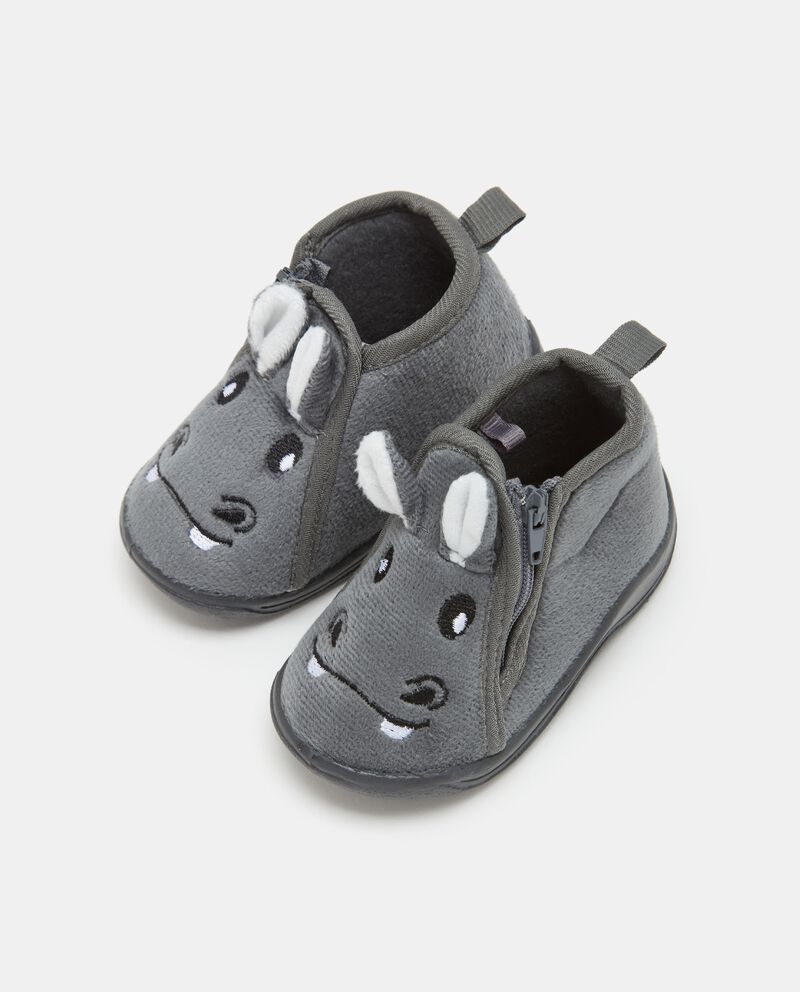 Pantofola con zip neonatodouble bordered 0 