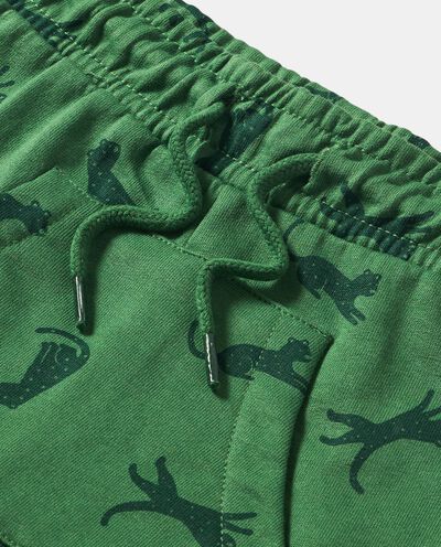 Shorts in felpa di cotone neonato detail 1