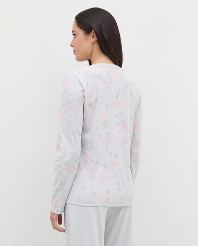 Top pigiama in puro cotone donna detail 1
