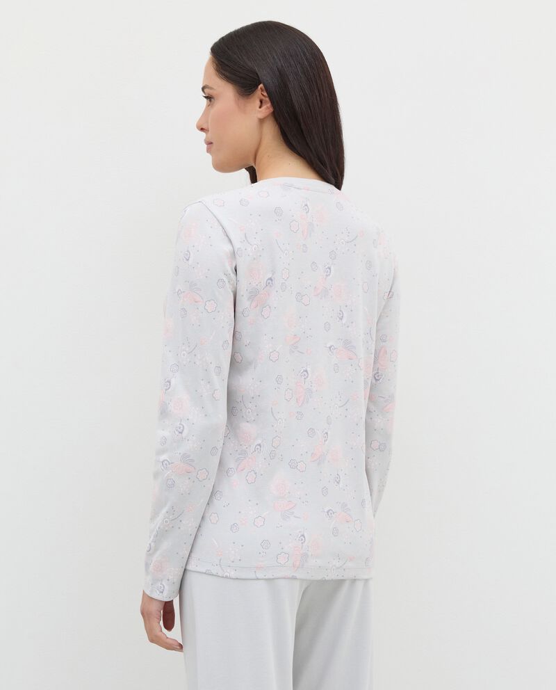 Top pigiama in puro cotone donna single tile 1 