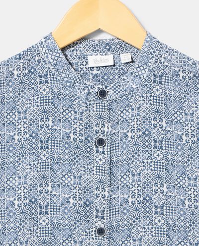 Camicia coreana in misto lino ragazzo detail 1
