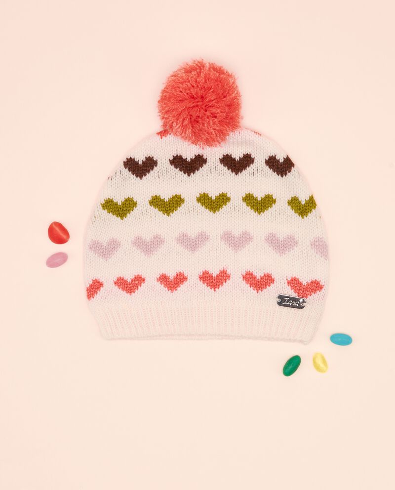 Cappellino in maglia misto lana IANA neonata cover