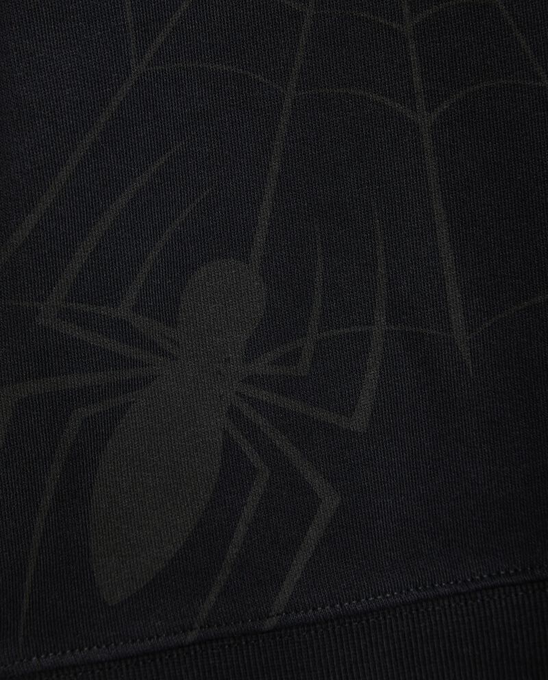 Felpa girocollo stampa Spider-Man in puro cotone bambinodouble bordered 1 