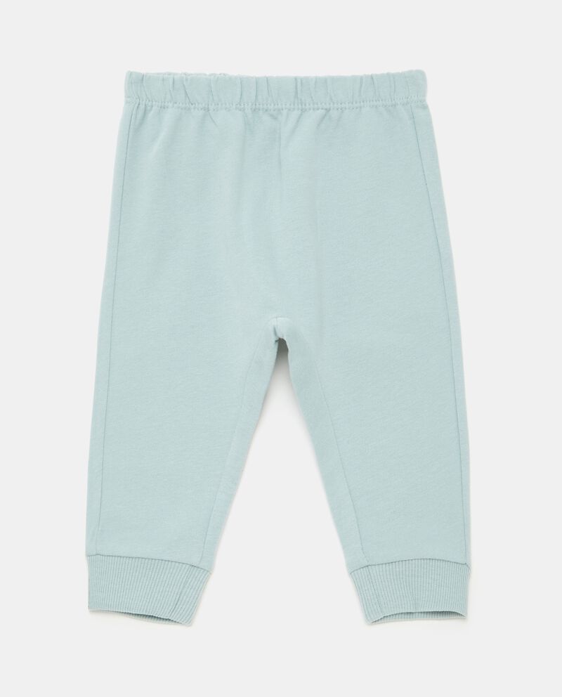 Pantaloni jogger in puro cotone neonato cover