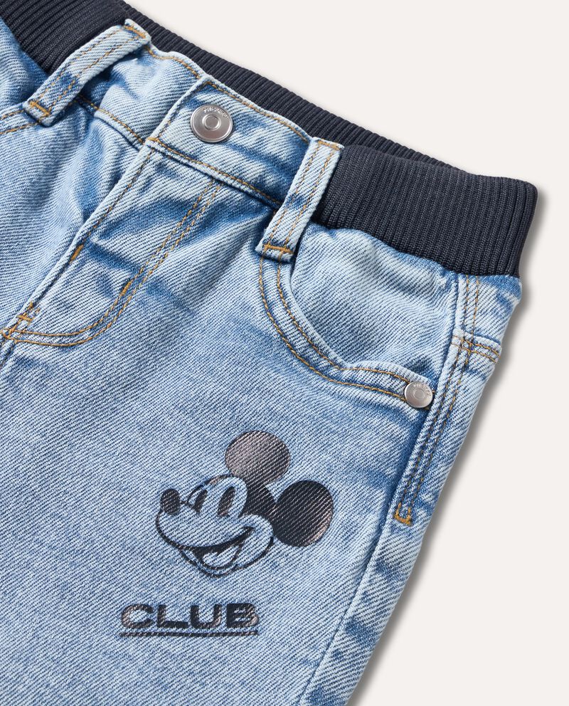 Jeans Disney con vita elasticata neonatodouble bordered 1 cotone