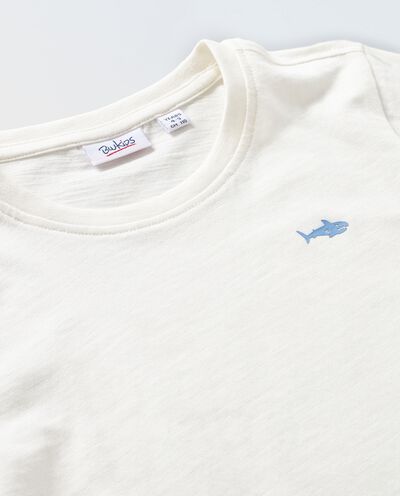 T-shirt in puro cotone slub bambino detail 1