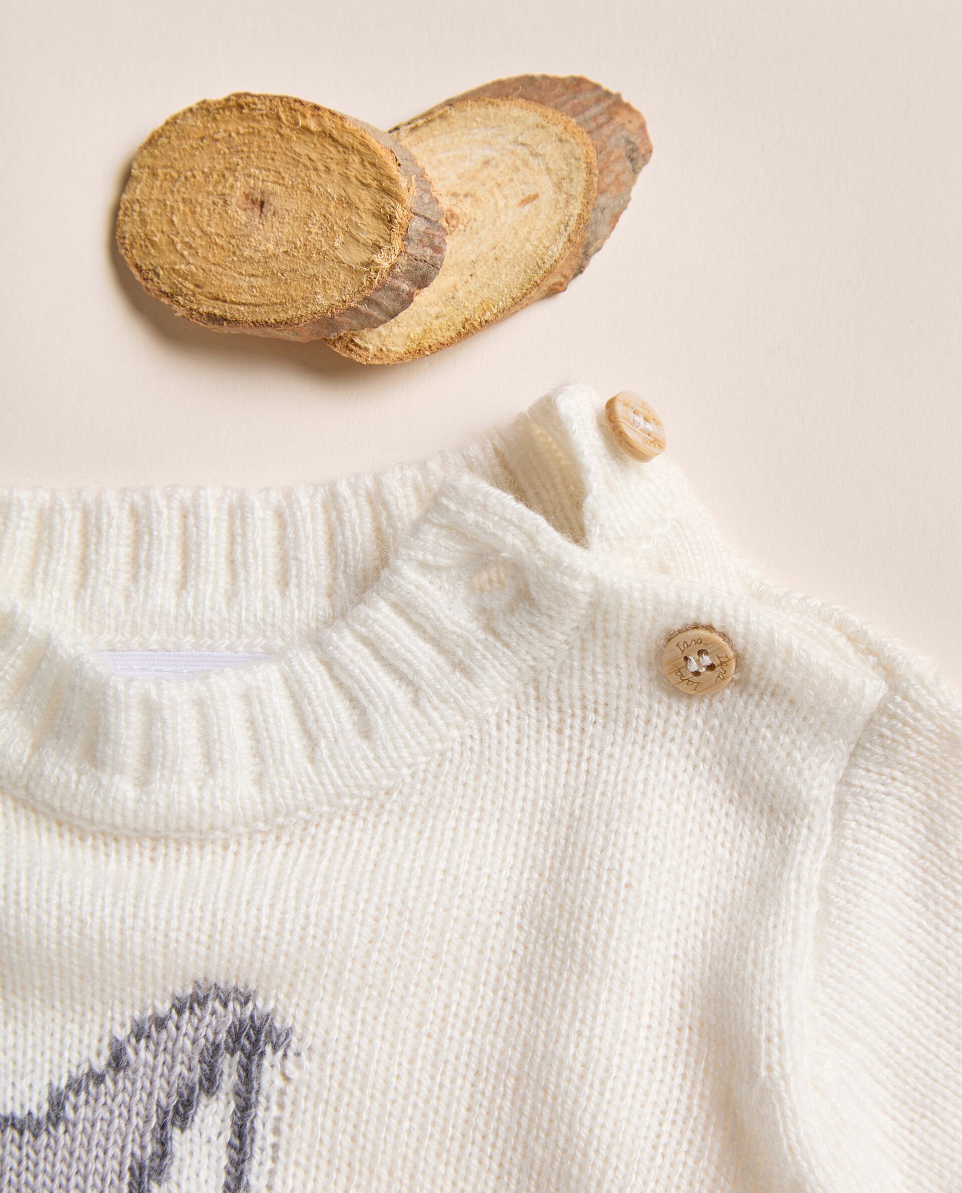 Maglione in misto lana merino IANA neonato