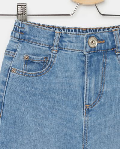 Jeans wide leg in misto cotone bambina detail 1