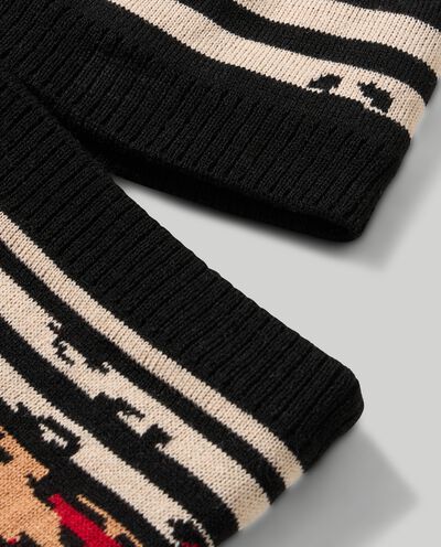 Set berretto + scaldacollo in tricot foderato in pelliccetta ragazza detail 1