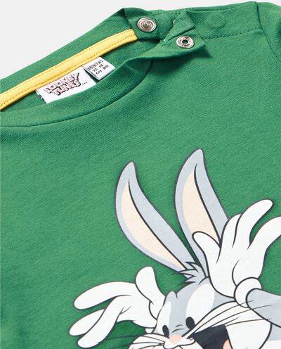 T-shirt a manica lunga in puro cotone Bugs Bunny neonato detail 1