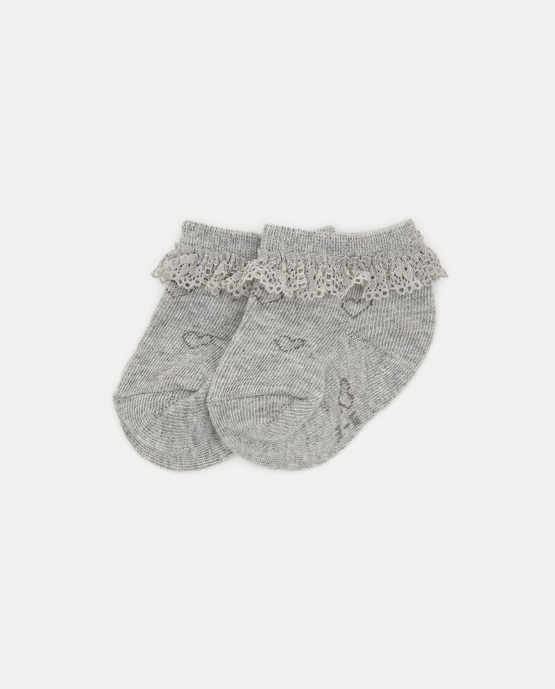 Calze in cotone eleganti neonatadouble bordered 0 