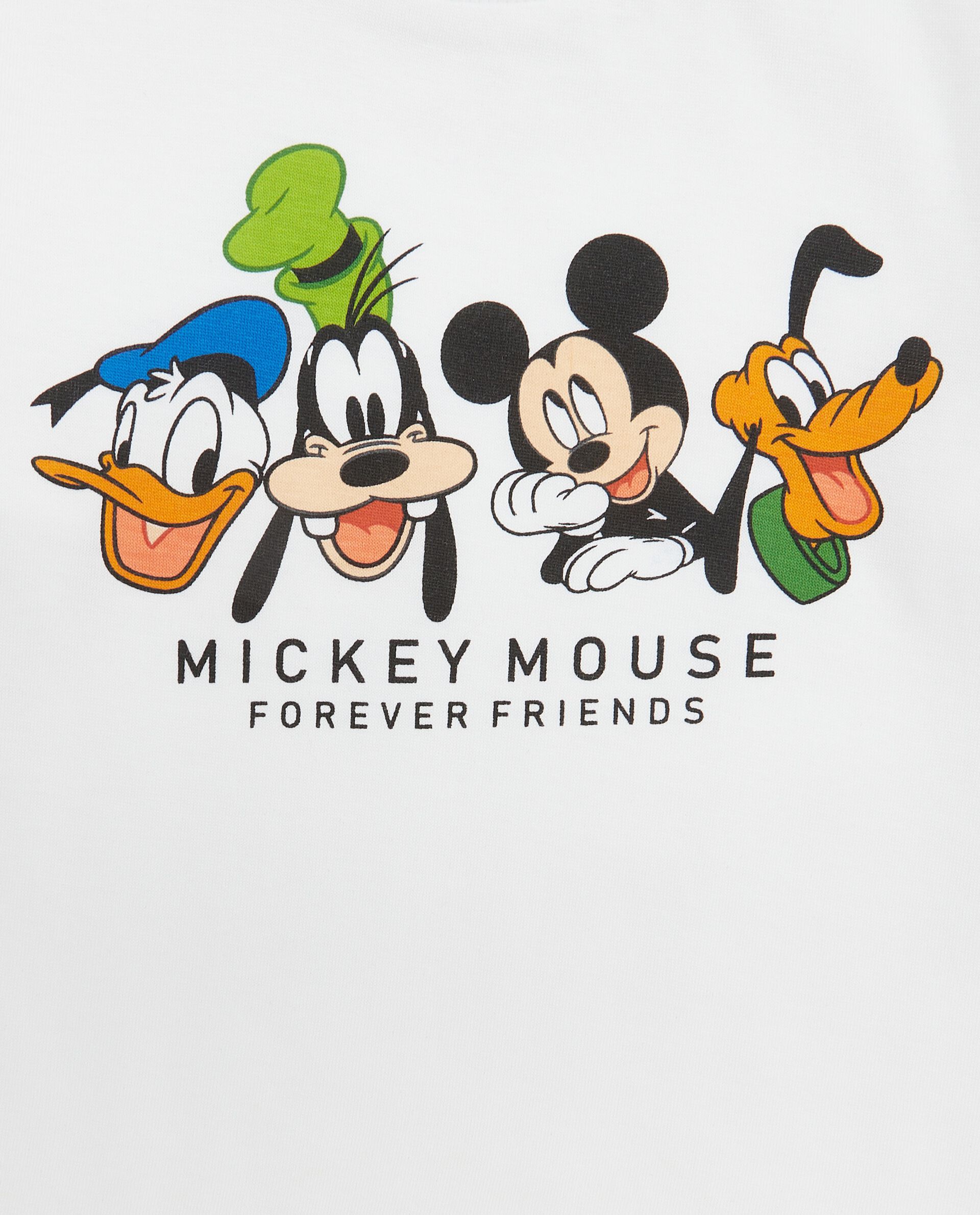Maglietta con stampa Mickey Mouse puro cotone neonato