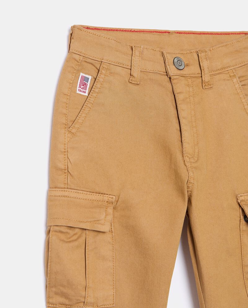 Pantaloni in cotone cargo bambino single tile 1 