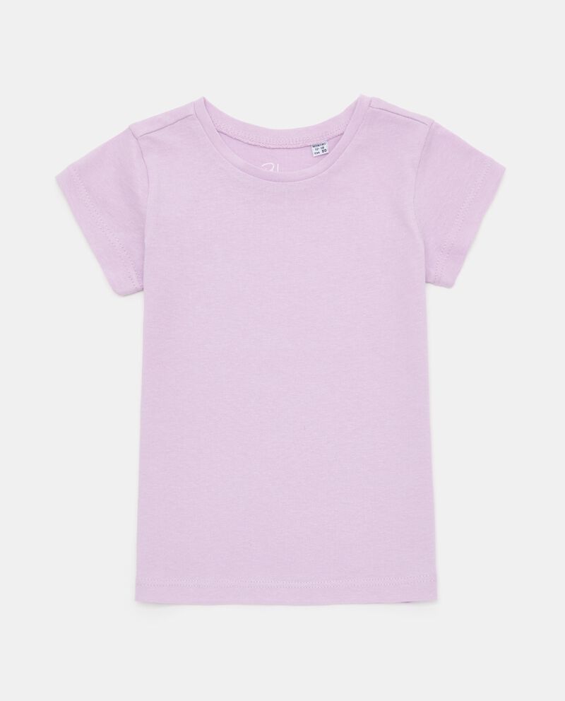 T-shirt di puro cotone in costina neonatadouble bordered 0 