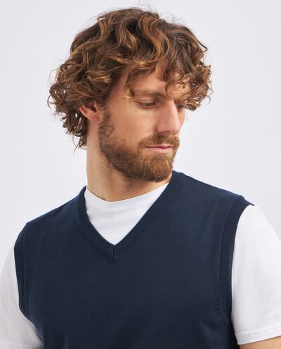 Gilet tricot con scollo a V uomo detail 2