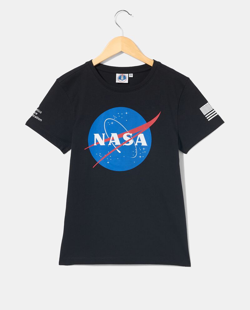 T-shirt in jersey di cotone NASA ragazzodouble bordered 0 cotone
