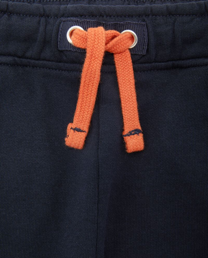 Pantalone in felpa di puro cotone neonato single tile 1 