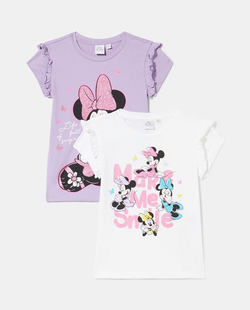 Pack 2 t-shirt con rouches Disney bambina single tile 0 