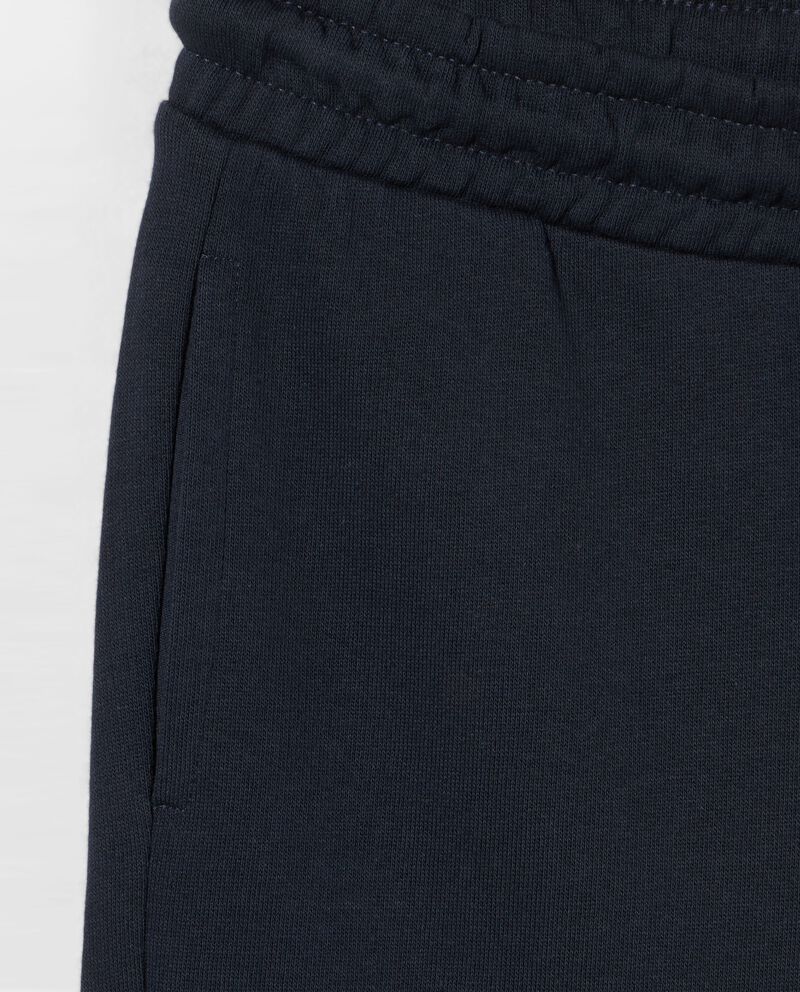 Shorts in felpa leggera di puro cotone ragazzodouble bordered 1 