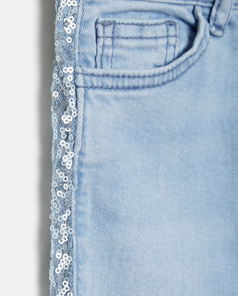 Jeans denim in cotone elasticizzato bambina single tile 1 