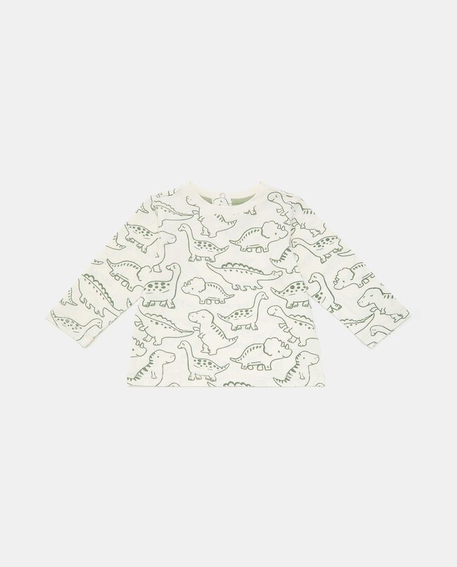 T-shirt a manica lunga stampata neonato carousel 0