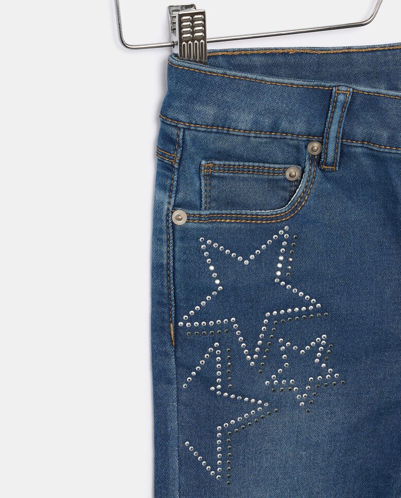 Jeans con borchiette ragazza single tile 1 
