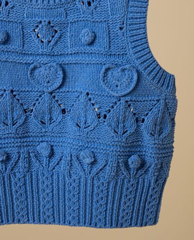 Gilet tricot IANA bambina detail 1