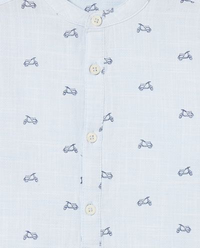 Camicia coreana in puro cotone bambino detail 1