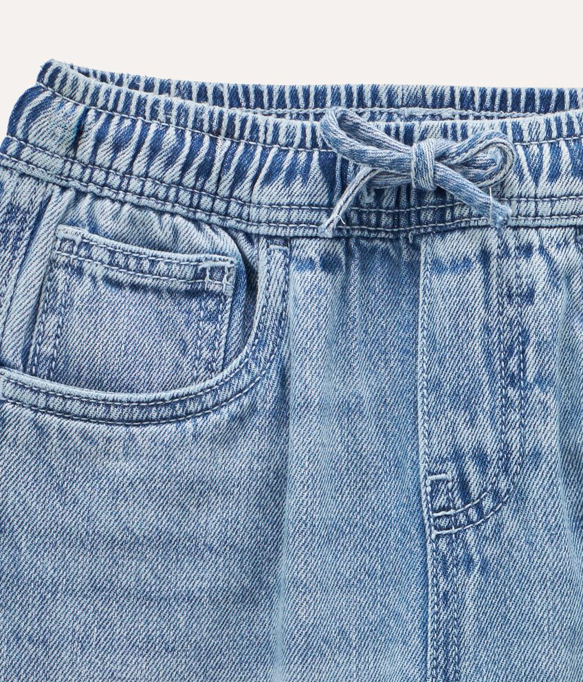 Pantaloni in denim di cotone bambino double 2 