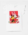 T-shirt smanicata con stampa Minnie neonata