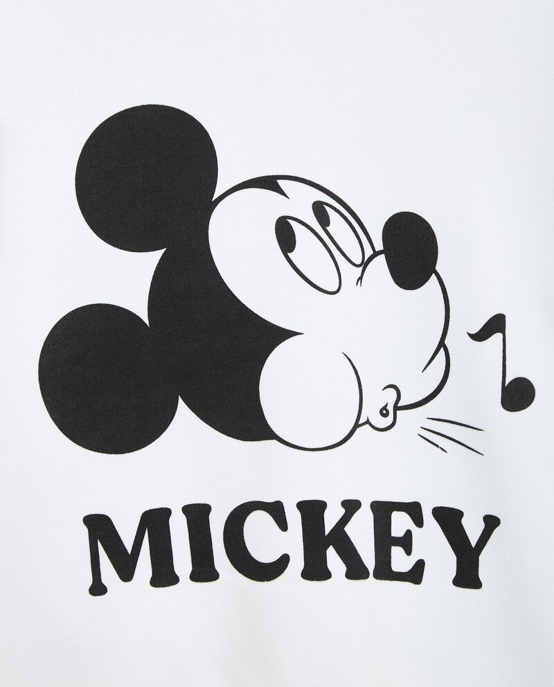 Felpa girocollo stampa Mickey Mouse in cotone elasticizzato ragazza single tile 1 null