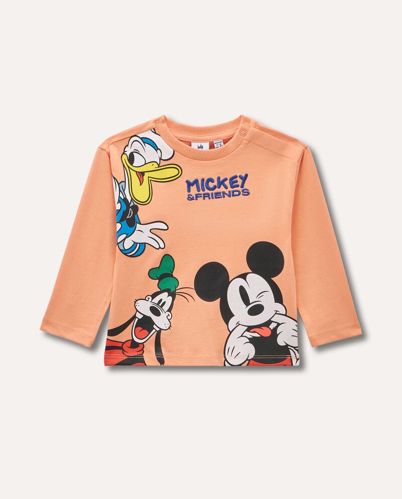T-shirt Disney a maniche lunghe in puro cotone neonato cover