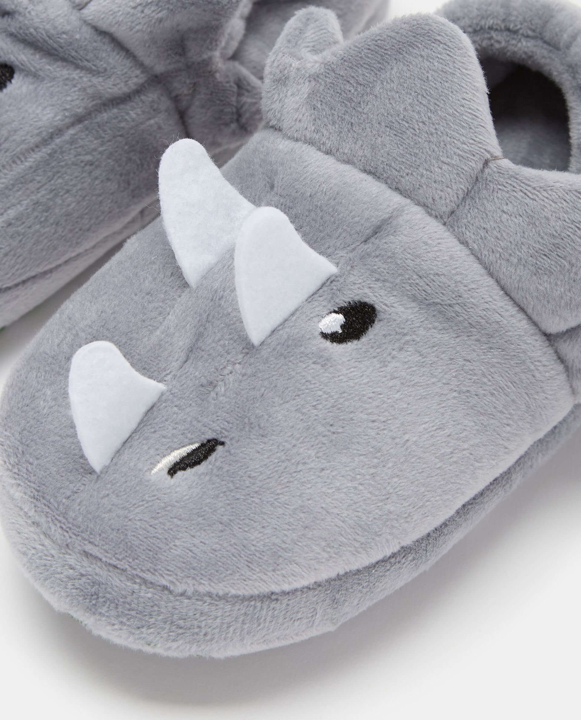 Pantofole chiuse a forma di rinoceronte neonato
