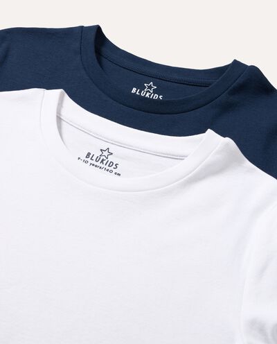 Pack 2 t-shirt in puro cotone bambino detail 1