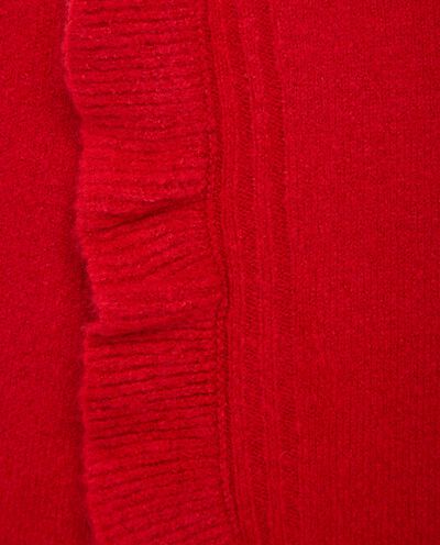 Maglione girocollo in tricot con ruffle ragazza detail 1