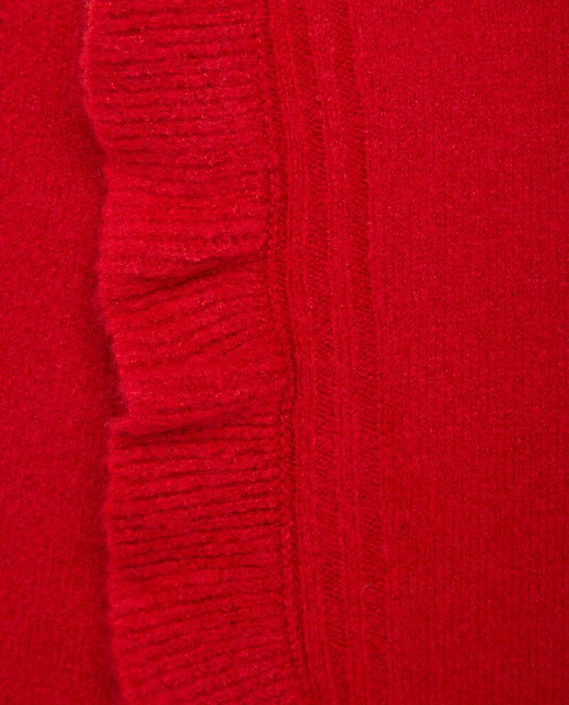Maglione girocollo in tricot con ruffle ragazza single tile 1 