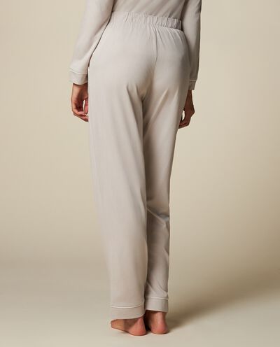 Pantalone pigiama in misto cotone donna detail 1