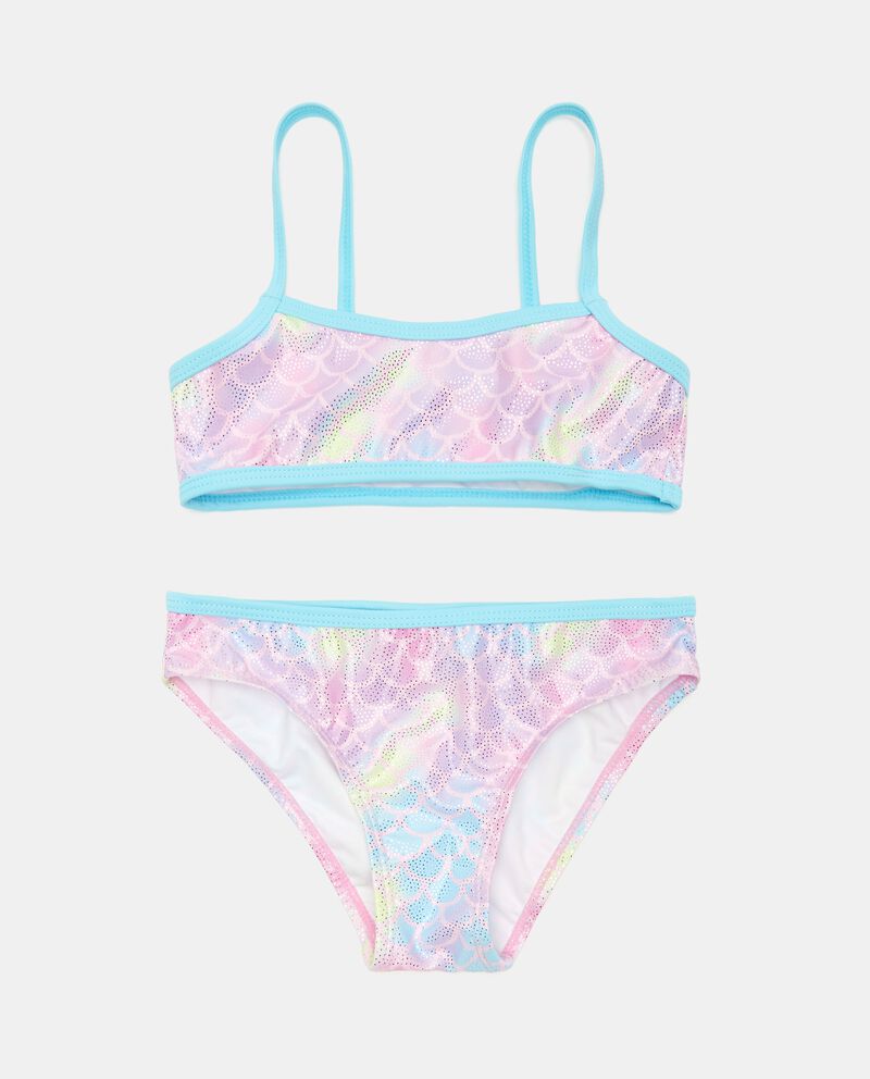 Costume bikini con effetto iridescente bambina single tile 0 