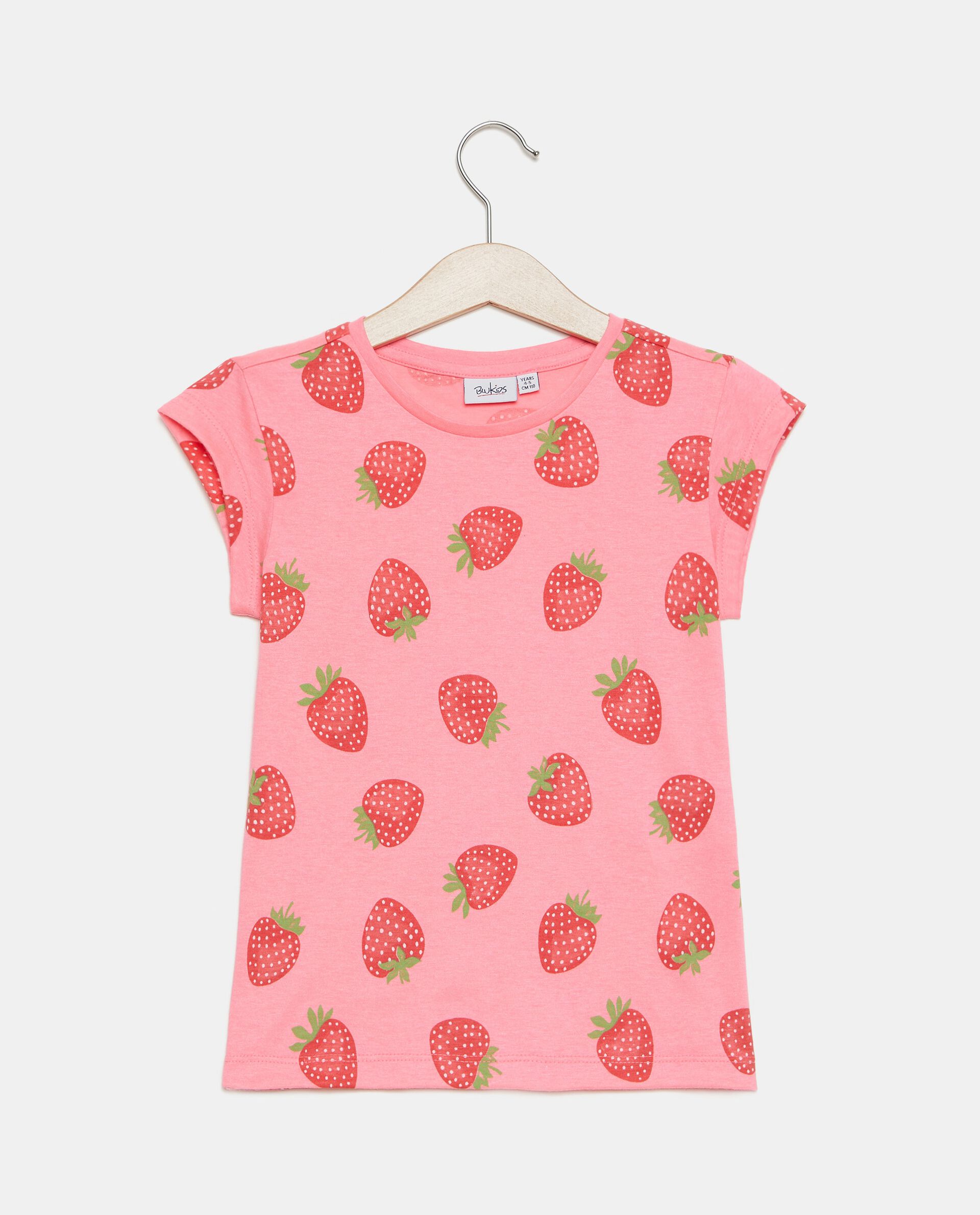 T-shirt stampata in jersey bambina