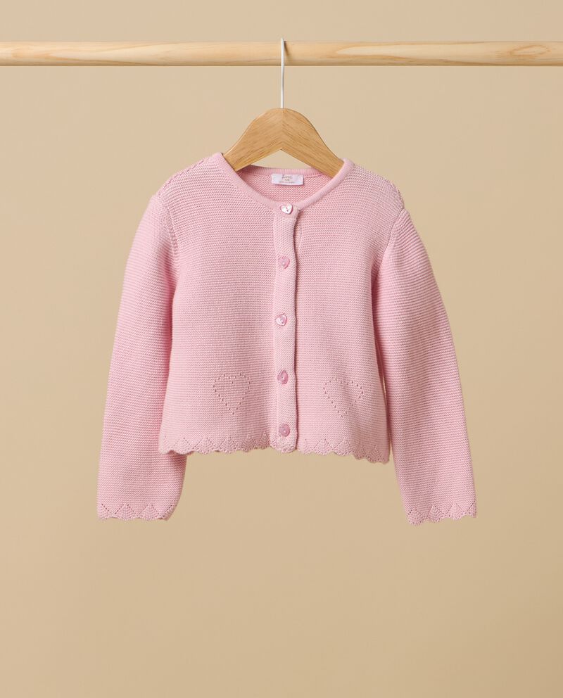 Cardigan tricot in puro cotone IANA neonata cover