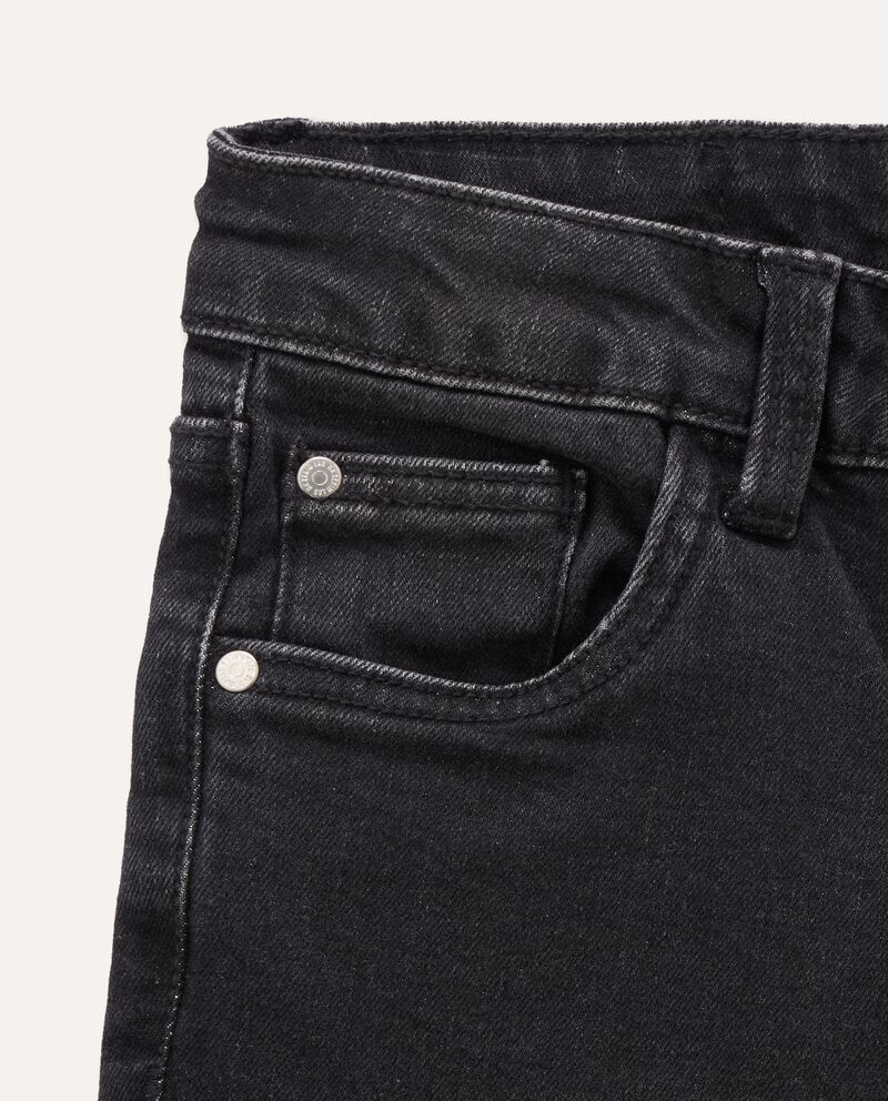 Jeans flare fit in cotone stretch ragazza single tile 1 cotone